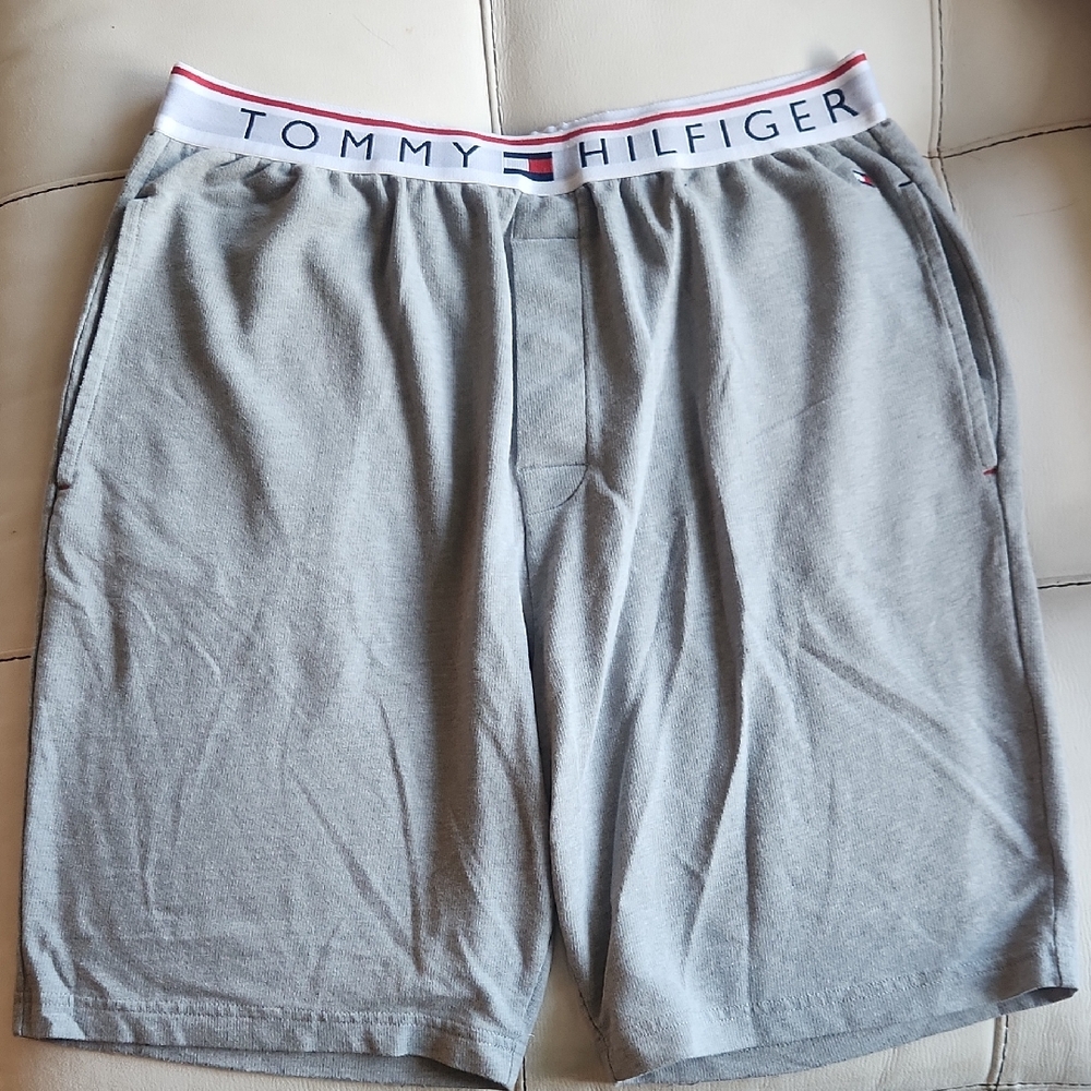 Tommy Hilfiger Gray Sleepwear with Red Stripes